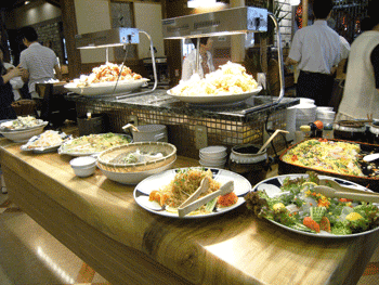 とれとれ旬家_バイキング料理1