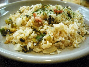 路木の高菜ピラフ 路木の高菜ピラフ
