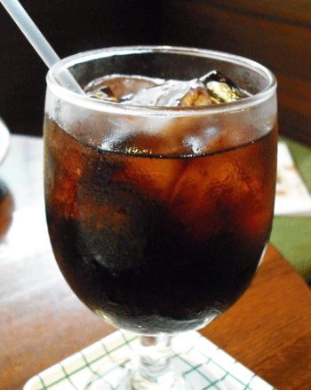 路木一本立てのアイスコーヒー 路木一本立てのアイスコーヒー