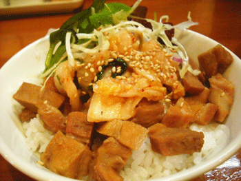 山やのチャーシューキムチ丼 山やのチャーシューキムチ丼
