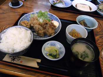 味楽 からあげ定食 味楽 からあげ定食
